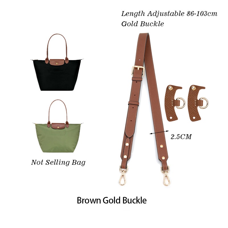 Bandouliere cuir pour sac large et reglable en longueur 2 Bandouliere cuir pour sac large et reglable en longueur, vue de trois quarts