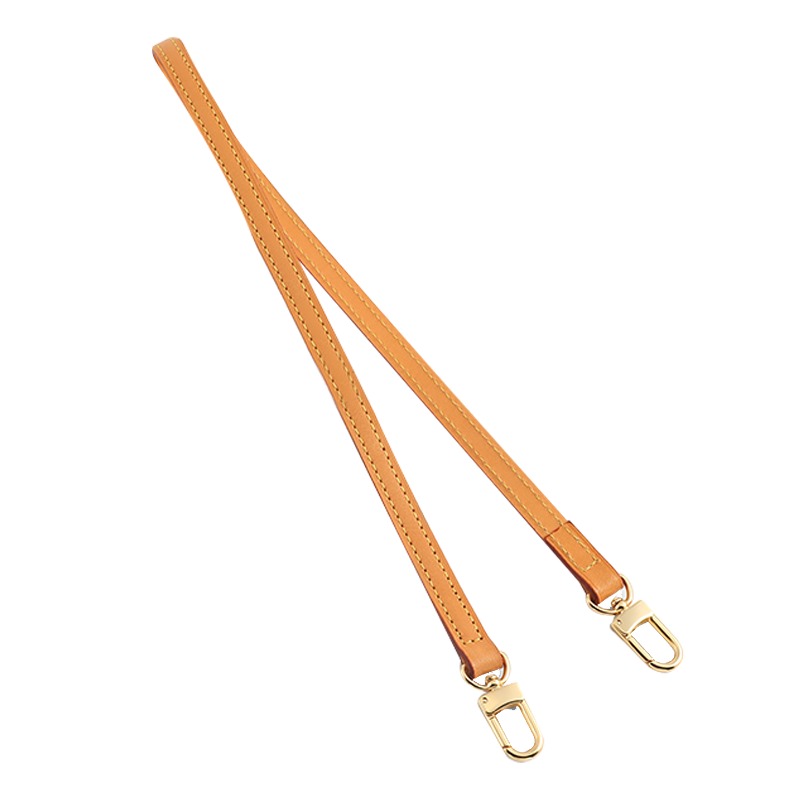 Bandouliere cuir pour sac large et rembourree 2 Bandouliere cuir pour sac large et rembourree, vue de trois quarts