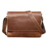 Besace cuir homme crazy horse pour le trajet quotidien, 35 cm, vue principale