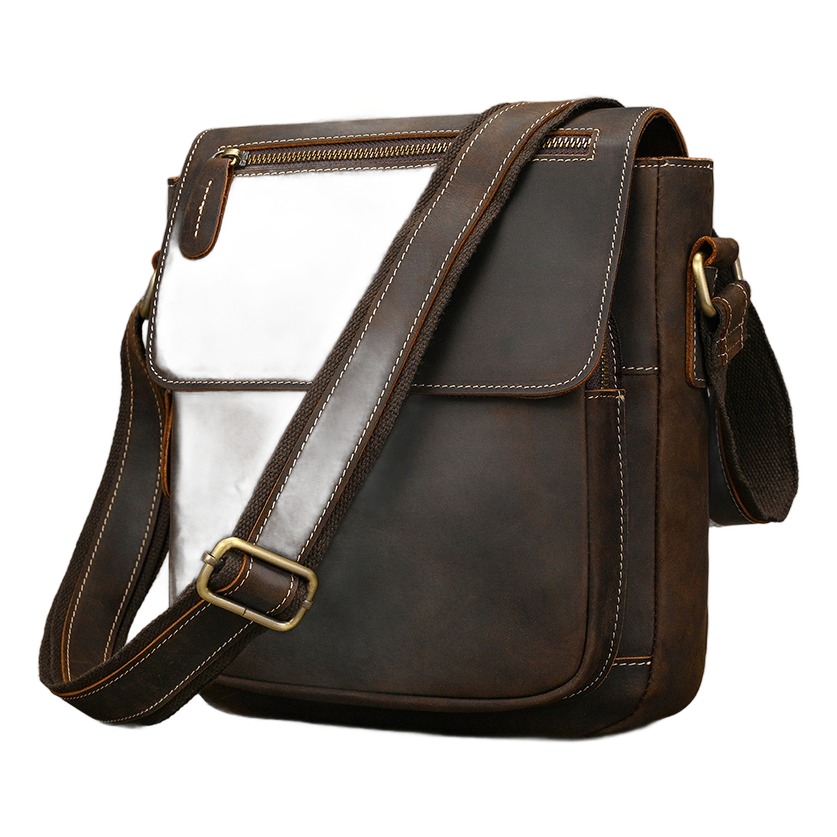 Besace cuir homme doublée cuir, cinq finitions 4 Besace cuir homme doublée cuir, cinq finitions, detail