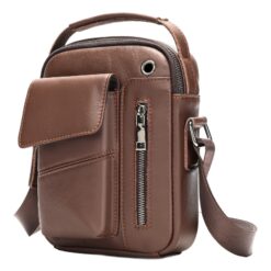Besace cuir homme en cuir de vache grande capacite, vue principale