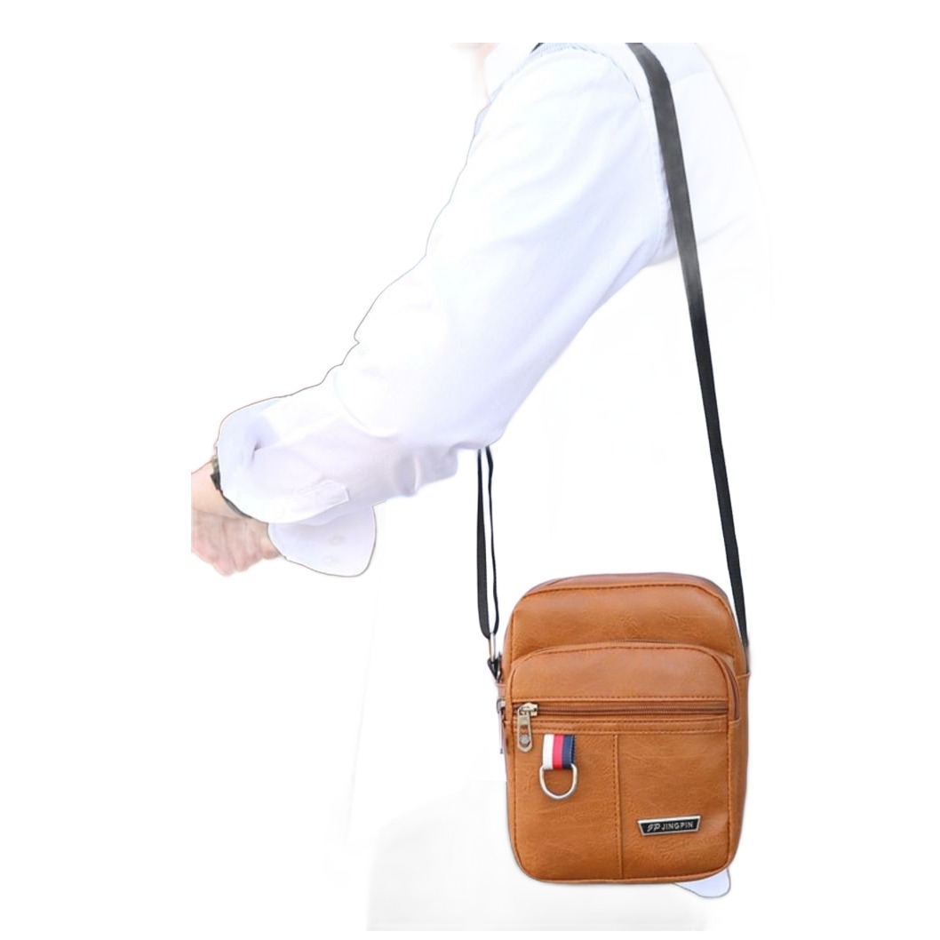 Besace cuir homme grande capacite multifonction 5 Besace cuir homme grande capacite multifonction, vue arriere