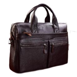 Besace cuir homme pour ordinateur 14 pouces, 37 x 26 cm, vue principale