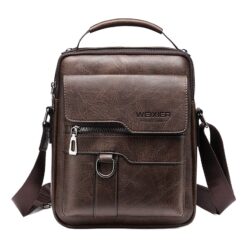 Besace homme en cuir PU pour tablette 9,7 pouces, vue principale