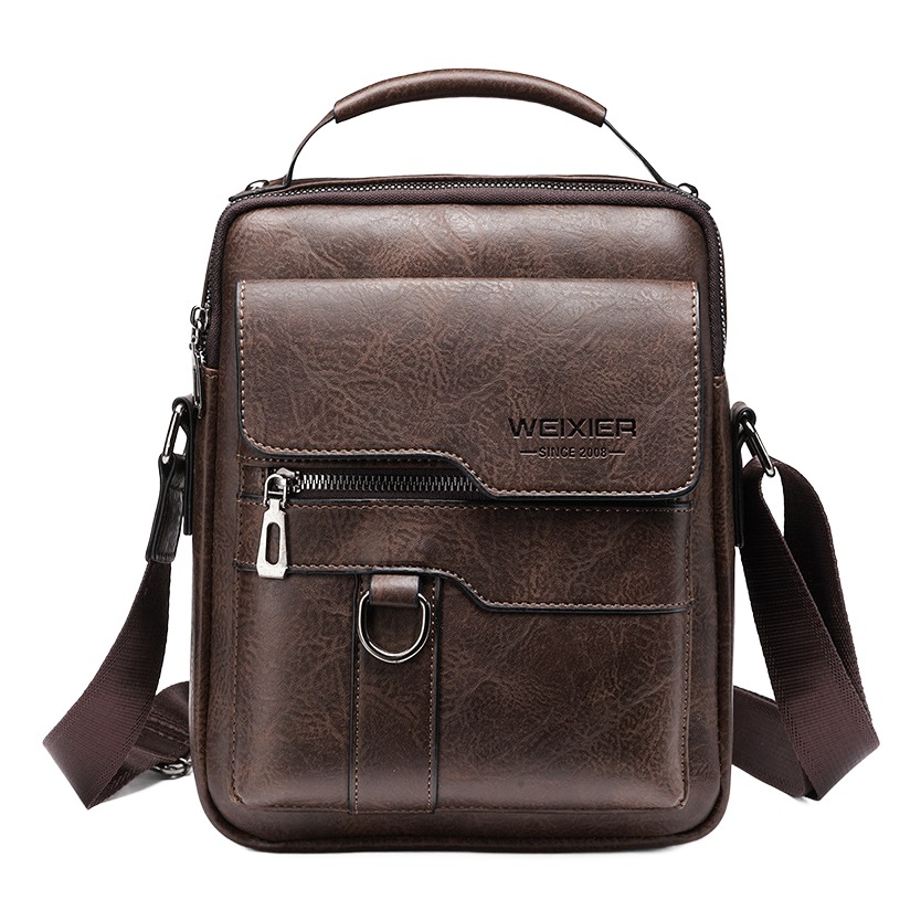Besace homme en cuir PU pour tablette 9,7 pouces 1 Besace homme en cuir PU pour tablette 9,7 pouces, vue principale