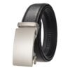 Ceinture cuir homme à boucle automatique, sangle recoupable, vue principale