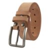 Ceinture cuir homme en peau pleine, bords parés, 3,7 cm, vue principale