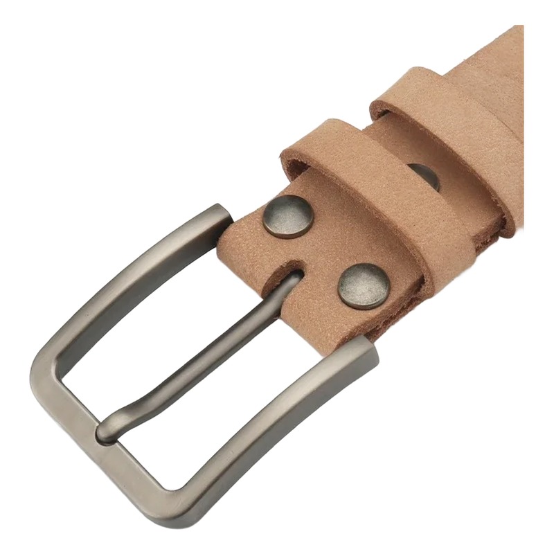 Ceinture cuir homme en peau pleine, bords parés, 3,7 cm 3 Ceinture cuir homme en peau pleine, bords parés, 3,7 cm, vue de face