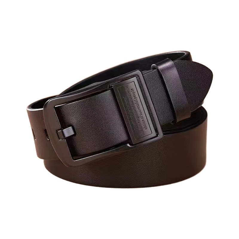 Ceinture cuir homme en vachette, boucle ardillon de 3,8 cm 5 Ceinture cuir homme en vachette, boucle ardillon de 3,8 cm, vue arriere