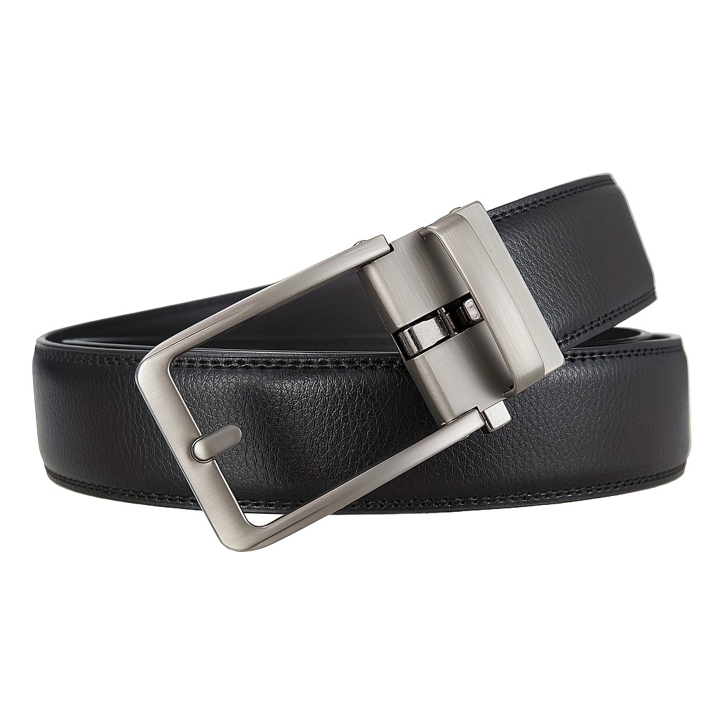 Ceinture cuir homme grande taille, 3,5 cm jusqu'à 170 cm 2 Ceinture cuir homme grande taille, 3,5 cm jusqu'à 170 cm, vue de trois quarts