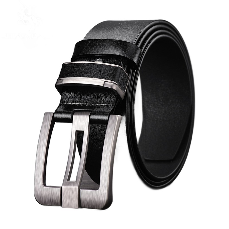Ceinture homme en simili cuir grainé, boucle ardillon 1 Ceinture homme en simili cuir grainé, boucle ardillon, vue principale