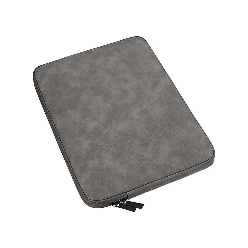 Housse ordinateur portable en cuir PU, 11 à 15 pouces 2 Housse ordinateur portable en cuir PU, 11 à 15 pouces, vue de trois quarts