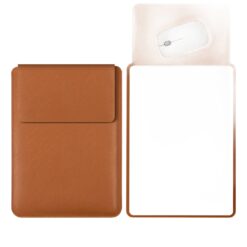 Housse ordinateur portable en cuir PU, 14 et 16 pouces, vue principale
