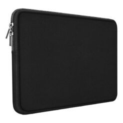 Housse ordinateur portable noire rembourrée, de 11 à 15,6 pouces, vue principale