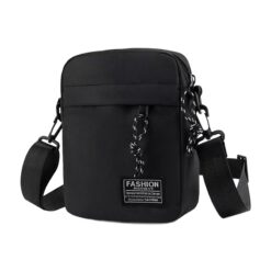 Petite sacoche bandoulière homme verticale en nylon, légère, vue principale