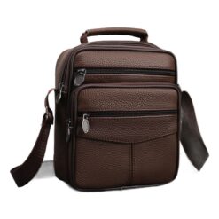 Pochette homme compacte en cuir naturel pour tablette, vue principale
