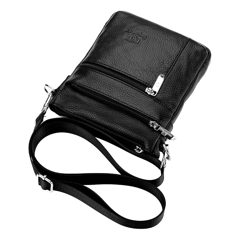 Pochette homme d'affaires en cuir à ligne épurée 4 Pochette homme d'affaires en cuir à ligne épurée, detail