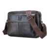 Pochette homme grande capacité multifonction en cuir, vue principale