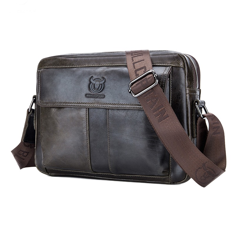 Pochette homme grande capacité multifonction en cuir 1 Pochette homme grande capacité multifonction en cuir, vue principale