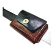 Pochette homme plate de ceinture pour papiers et cartes, vue principale