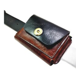 Pochette homme plate de ceinture pour papiers et cartes, vue principale