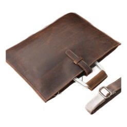 Pochette homme porte-documents en cuir Crazy Horse, 38 x 25 cm, vue principale