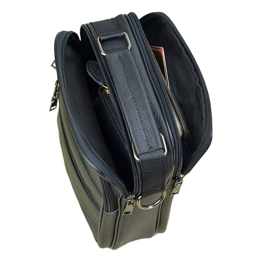 Pochette homme porte-documents en cuir pour tablette 4 Pochette homme porte-documents en cuir pour tablette, detail