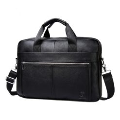 Pochette homme porte-documents en cuir véritable, vue principale