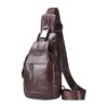 Pochette homme verticale de poitrine en cuir pour la ville, vue principale