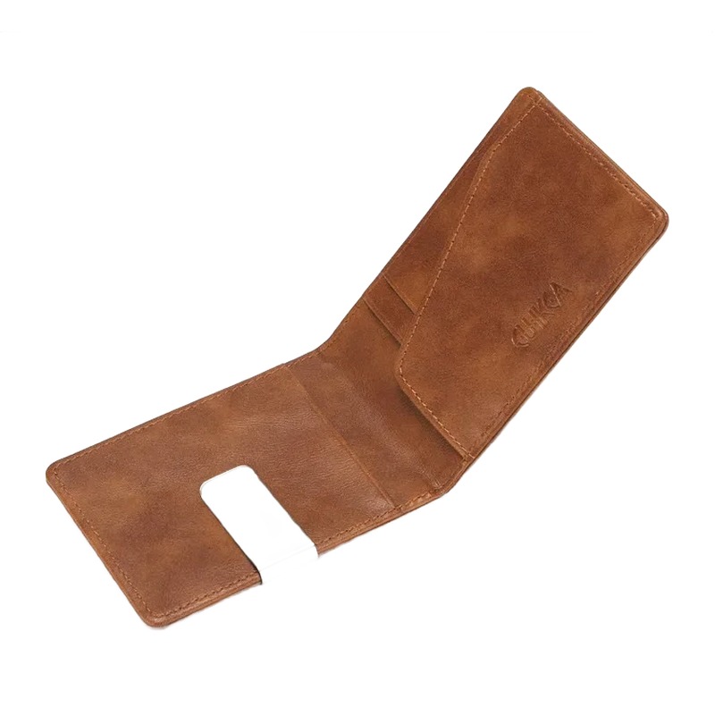 Portefeuille homme à pince à billets en simili cuir 1 Portefeuille homme à pince à billets en simili cuir, vue principale