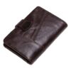 Portefeuille homme court en cuir veritable a deux volets, vue principale