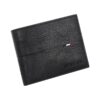 Portefeuille homme court en simili cuir, fenêtre photo, vue principale