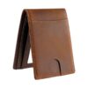 Portefeuille homme en cuir cire avec blocage sans contact, vue principale