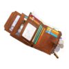 Portefeuille homme en cuir de vache avec blocage RFID, 2 volets, vue principale
