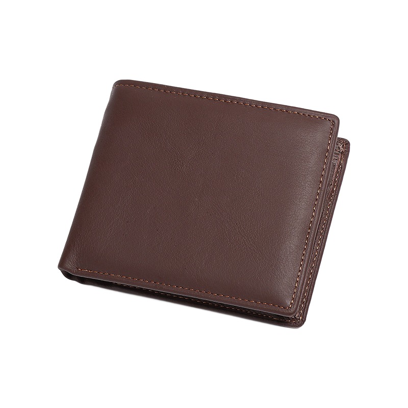Portefeuille homme en cuir de vachette multi cartes 3 Portefeuille homme en cuir de vachette multi cartes, vue de face