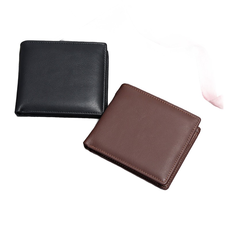 Portefeuille homme en cuir de vachette multi cartes 4 Portefeuille homme en cuir de vachette multi cartes, detail