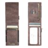 Portefeuille homme en cuir PU avec fentes a cartes et monnaie, vue principale