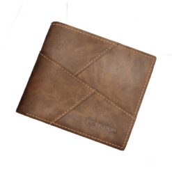 Portefeuille homme en cuir veritable a fentes verticales, vue principale