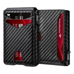 Portefeuille homme en cuir vintage avec blocage RFID, vue principale