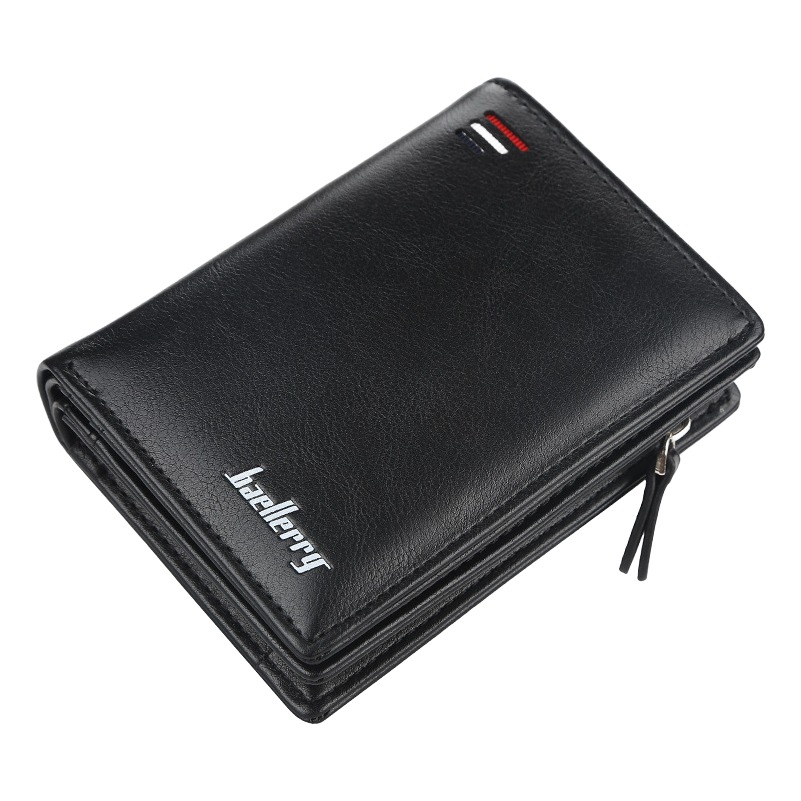 Portefeuille homme format court en cuir PU 1 Portefeuille homme format court en cuir PU, vue principale