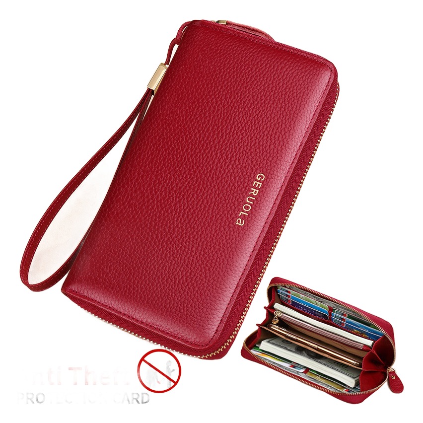 Portefeuille homme long avec blocage RFID 3 Portefeuille homme long avec blocage RFID, vue de face