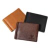 Portefeuille homme mince en cuir avec pince a billets, vue principale