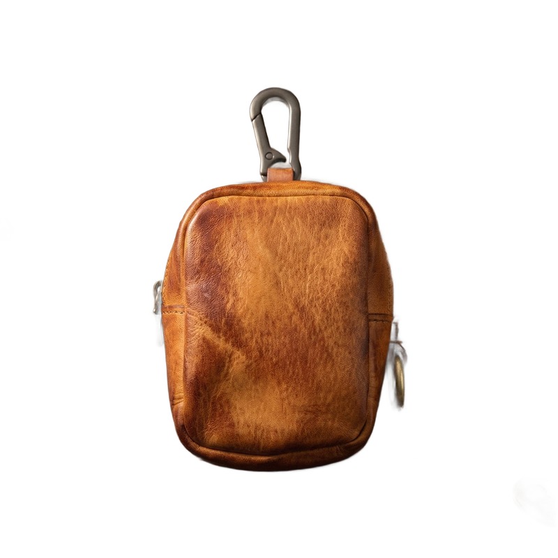Portefeuille homme mini avec poche à monnaie zippée 3 Portefeuille homme mini avec poche à monnaie zippée, vue de face