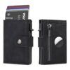 Portefeuille homme mini en simili cuir, aspect carbone, vue principale
