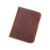 Portefeuille homme porte-cartes en cuir Crazy Horse avec fenêtre, vue principale