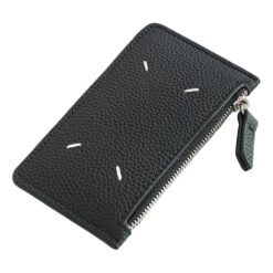 Portefeuille homme ultra fin en cuir de vache, 15 x 10 cm, vue de trois quarts