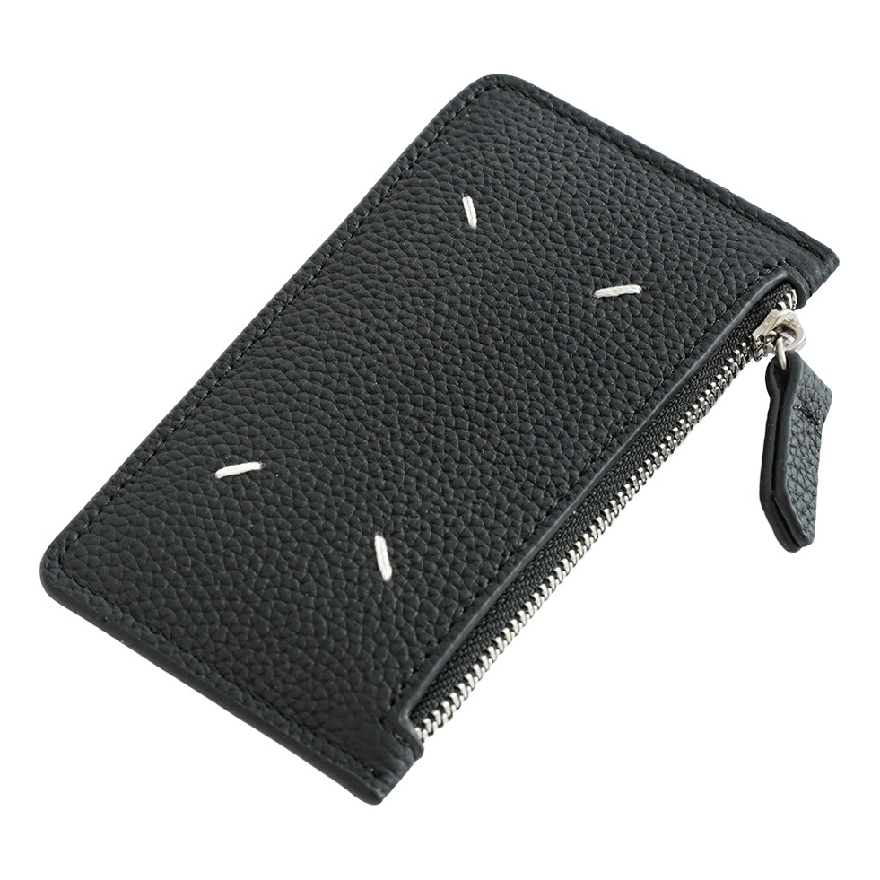 Portefeuille homme ultra fin en cuir de vache, 15 x 10 cm 2 Portefeuille homme ultra fin en cuir de vache, 15 x 10 cm, vue de trois quarts