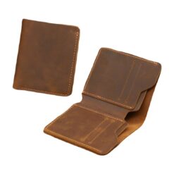 Portefeuille homme vintage en cuir de vache Crazy Horse, vue principale
