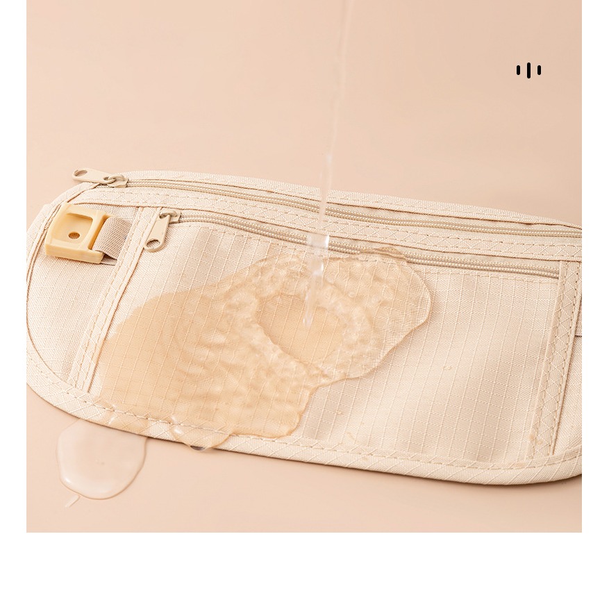 Sacoche banane discrète pour homme, en nylon 3 Sacoche banane discrète pour homme, en nylon, vue de face