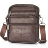 Sacoche bandoulière en cuir pour homme, vue principale